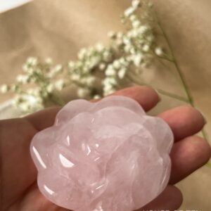 Rose Quartz Flower, Big 6cm